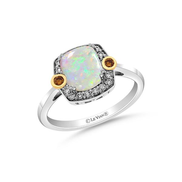 Le Vian(R) Argent&Or(tm) Neopolitan Opal(tm) Silver & 14kt. Ring