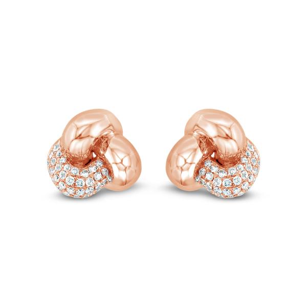 Le Vian(R) Strawberry Gold(R) 1/4ctw. Vanilla Diamonds Stud Earrings