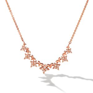 Le Vian(R) Strawberry Gold(R) 1/4ctw. Vanilla Diamonds(R) Necklace