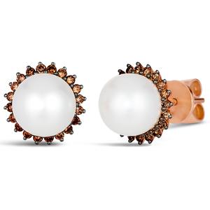 Le Vian Chocolatier(R) Vanilla Pearls(tm) Diamond Stud Earrings