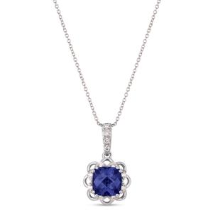 Le Vian(R) Blueberry Tanzanite(R) Chocolate & Nude Diamond Pendant