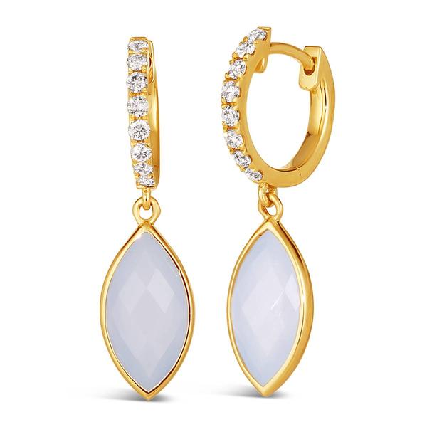 Le Vian(R) Blue Chalcedony & Nude Diamonds(tm) Drop Earrings