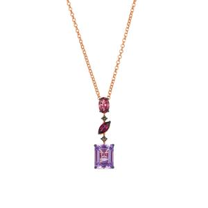 Le Vian Chocolatier(R) Amethyst/Tourmaline/Rhodolite Pendant
