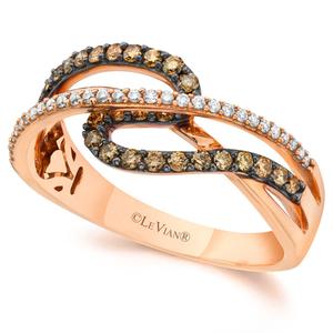 Le Vian(R) Chocolate Diamonds(R) Vanilla Diamonds(R) Statement Ring