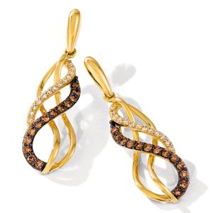 Le Vian(R) Chocolate Diamonds(R) & Vanilla Diamonds(R) Earrings