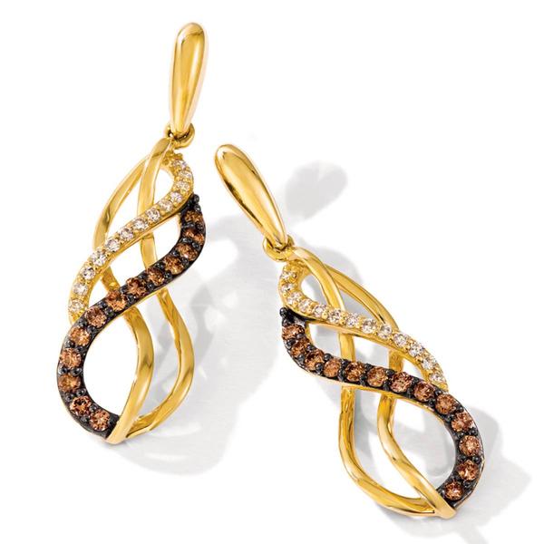 Le Vian(R) Chocolate Diamonds(R) & Vanilla Diamonds(R) Earrings