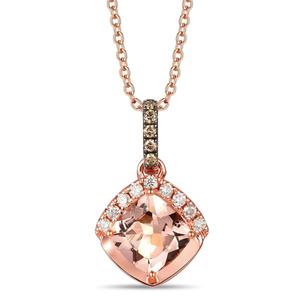Le Vian(R) Peach Morganite(tm) Nude & Chocolate Diamonds Pendant