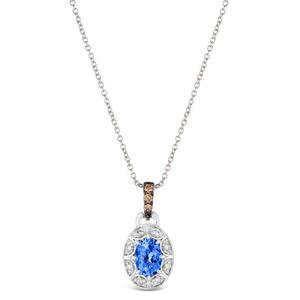 Le Vian(R) Cornflower Sapphire(tm) Nude & Chocolate Diamonds Pendant
