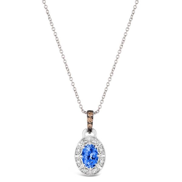 Le Vian(R) Cornflower Sapphire(tm) Nude & Chocolate Diamonds Pendant