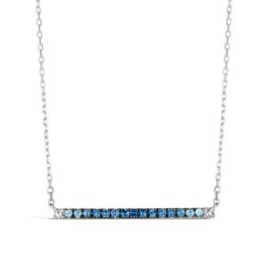 Le Vian Ombre(R) Blueberry Sapphire(tm) & Vanilla Gold(R) Bar Pendant