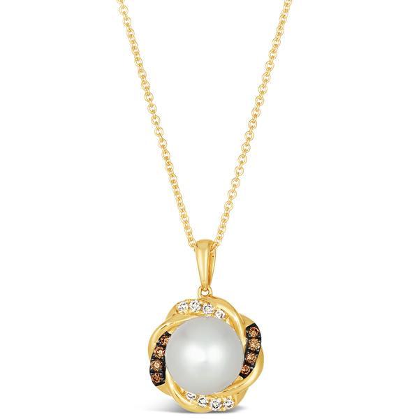 Le Vian(R) Vanilla Pearls(tm) Diamond Pendant Necklace alternate view