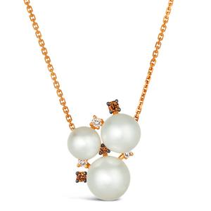 Le Vian(R) Vanilla Pearls(R) Chocolate Diamonds(R) Pendant Necklace