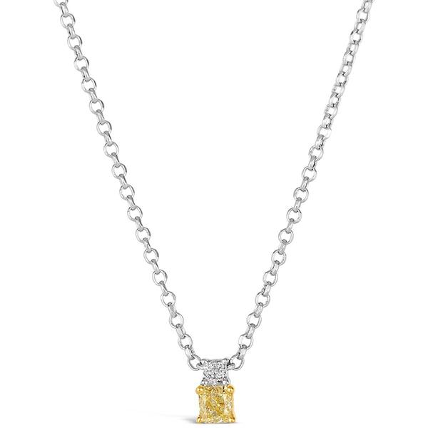 Le Vian(R) White Gold Yellow Diamond Pendant