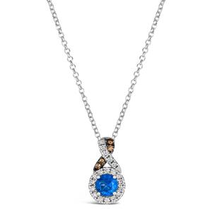 Le Vian(R) Cornflower Sapphire(tm) & Diamond Pendant Necklace