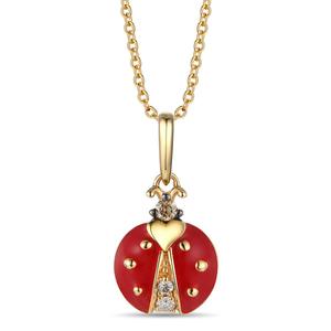 Le Vian(R) Honey Gold(tm) Diamond Ladybug Pendant Necklace