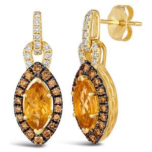 Le Vian(R) Cinnamon Citrine(R) & Chocolate Diamonds(R) Earrings