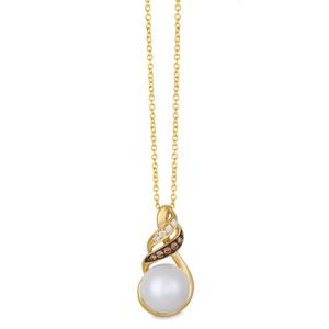 Le Vian(R) Vanilla Pearls(tm) Vanilla & Chocolate Diamonds Pendant