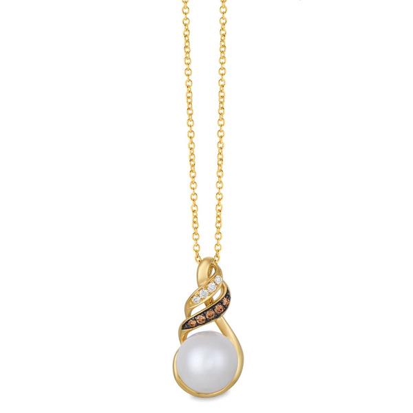 Le Vian(R) Vanilla Pearls(tm) Vanilla & Chocolate Diamonds Pendant