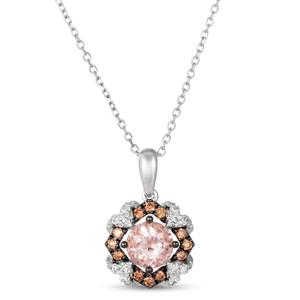 Le Vian Chocolatier(R) Peach Morganite(tm) & Diamond Pendant