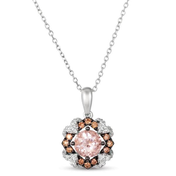 Le Vian Chocolatier(R) Peach Morganite(tm) & Diamond Pendant