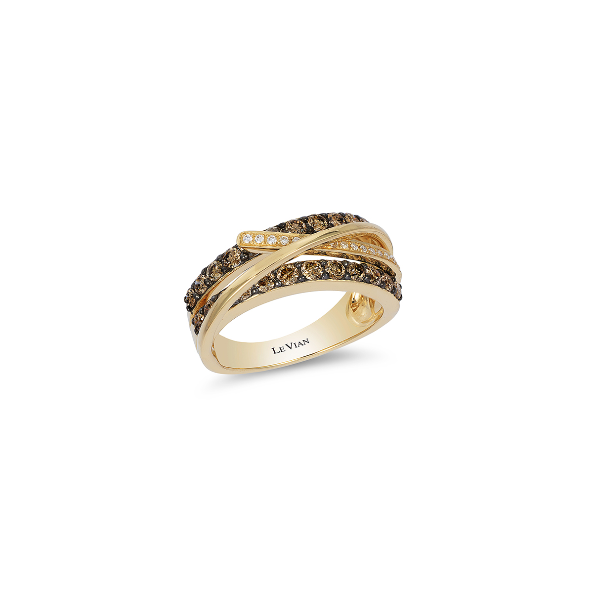 Le Vian(R) 14kt. Gold 7/8ctw. Diamond Statement Ring