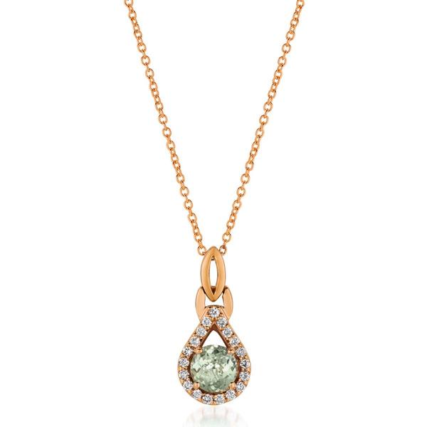 Le Vian(R) Mint Julip Quartz(tm) Vanilla Diamonds(R) Pendant Necklace