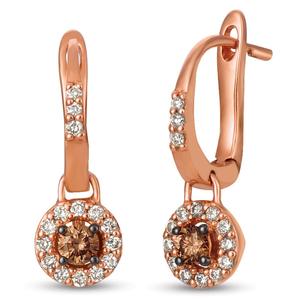Le Vian(R) Vanilla Diamonds(R) Chocolate Diamonds(R) Drop Earrings