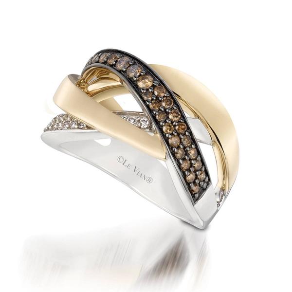 Le Vian(R) 14kt. Two Tone Gold Chocolate Diamonds(R) Statement Ring