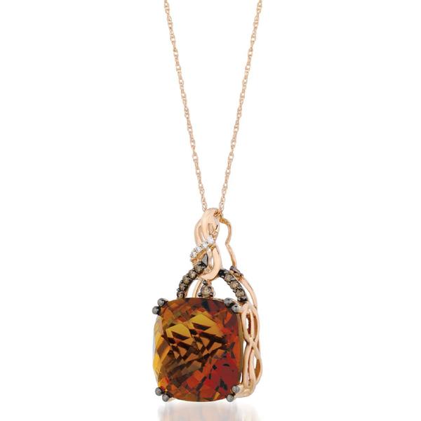 Le Vian Chocolatier(R) Chocolate Quartz(R) Diamond Pendant Necklace
