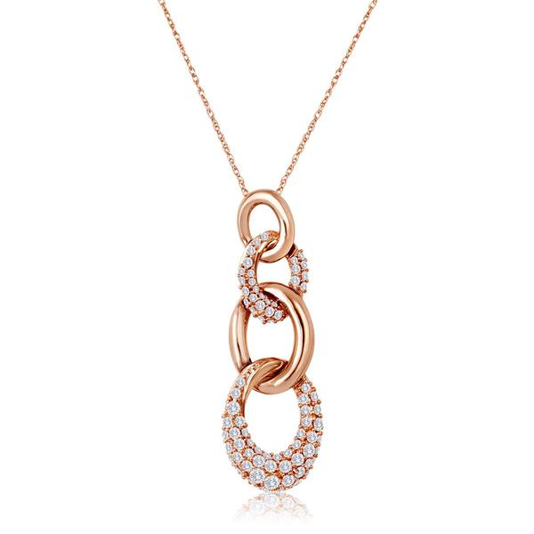 Le Vian(R) Strawberry Gold(R) Vanilla Diamonds(R) Pendant Necklace