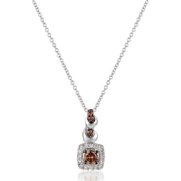 Le Vian Chocolatier(R) Chocolate & Vanilla Diamond Pendant Necklace