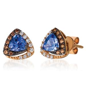 Le Vian Chocolatier(R) Blueberry Tanzanite(R) Diamond Stud Earrings