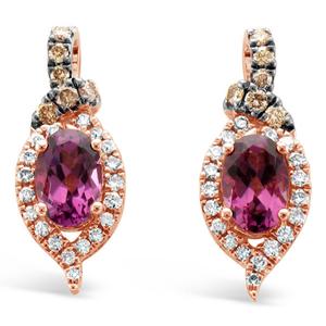 Le Vian Chocolatier(R) Purple Garnet Diamond Drop Earrings