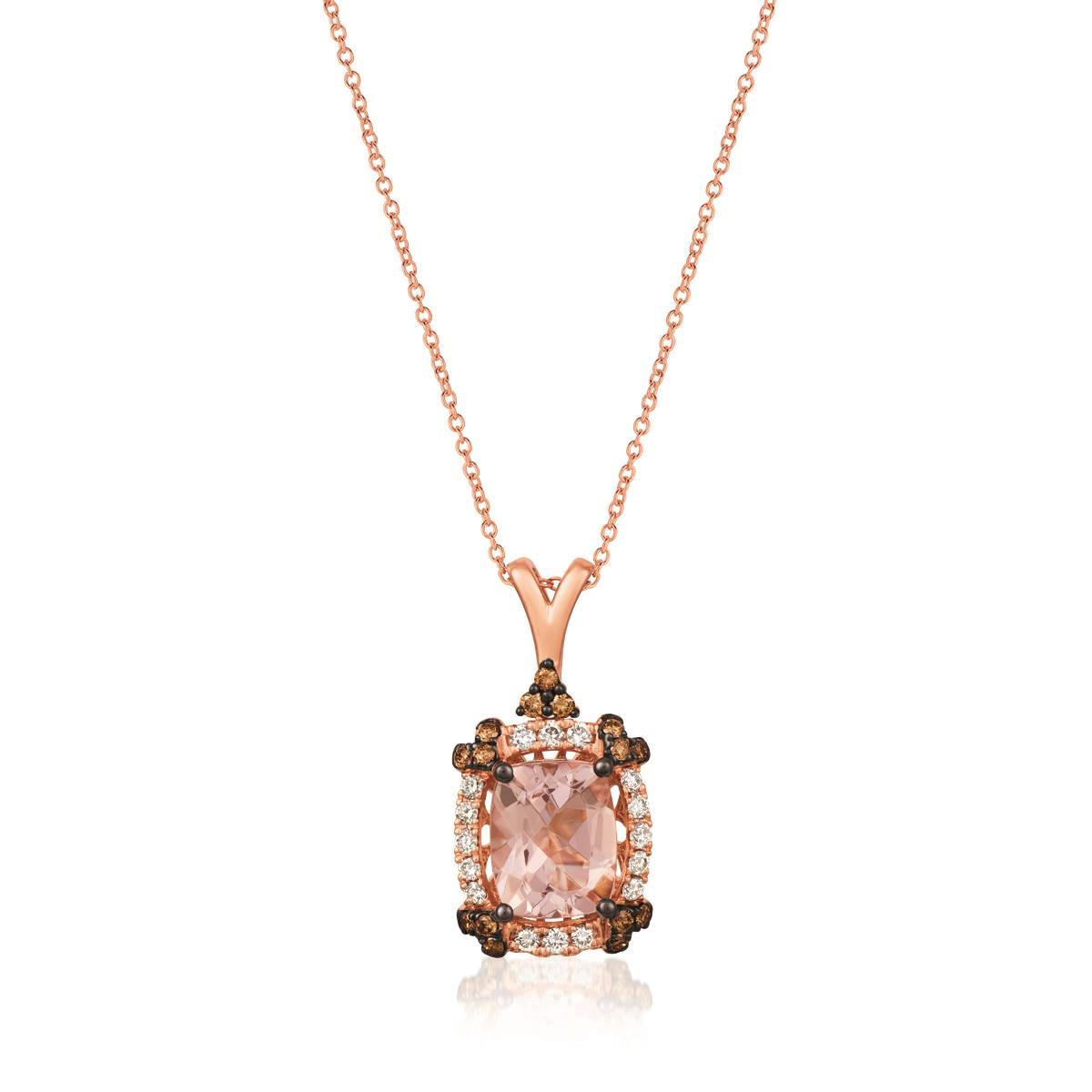 Le Vian(R) Peach Morganite(tm) & Diamond Pendant