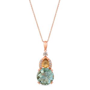 Le Vian(R) Mint Julep Quartz(tm) Cinnamon Citrine(R) Pendant Necklace
