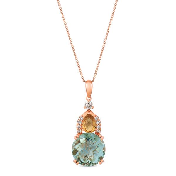 Le Vian(R) Mint Julep Quartz(tm) Cinnamon Citrine(R) Pendant Necklace