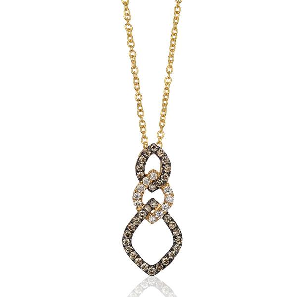 Le Vian Chocolatier(R) Chocolate & Vanilla Pendant Necklace