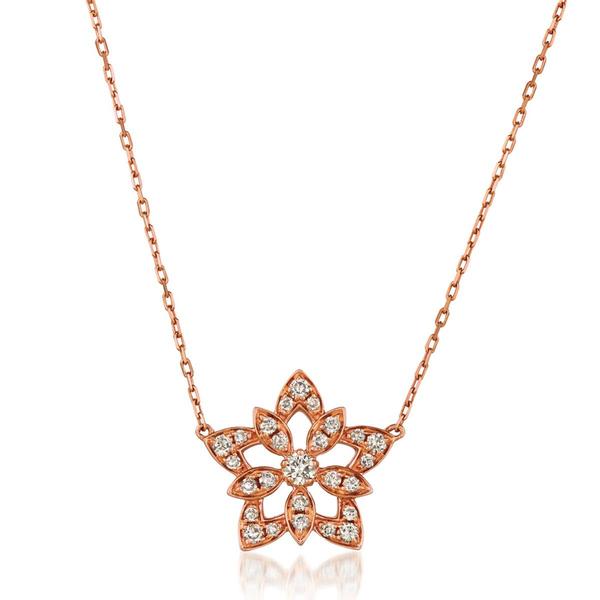 Le Vian(R) Strawberry Gold(R) Nude Diamonds(tm) Flower Pendant
