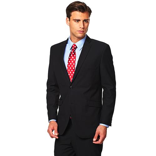 Mens Adolfo Slim Fit Suit Jacket - Black