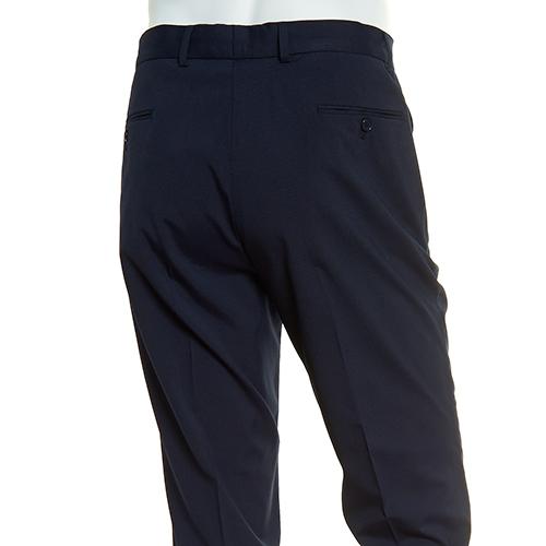Mens Adolfo Regular Fit Blue Stretch Pants alternate view