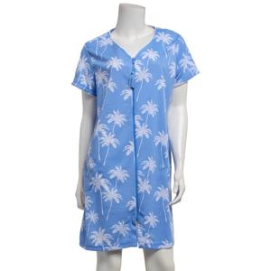 Petite Jasmine Rose Short Sleeve Palm Beach Zip Robe alternate view