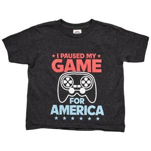 Boys (4-7) Paused Game Short Sleeve Tee