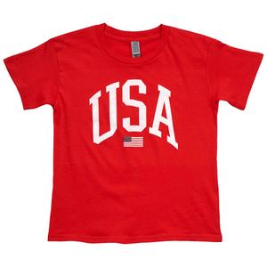 Boys (8-20) USA Flag Short Sleeve Tee