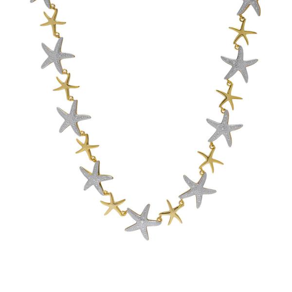 Gianni Argento Gold Plated Starfish Necklace