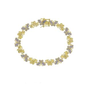 Gianni Argento 1/4ctw. Diamond Butterfly Link Bracelet