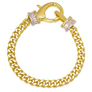 Gianni Argento 1/10ctw. Diamond Frontal Lobster Clasp Bracelet