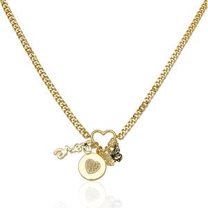 Gianni Argento 1/10ctw. Diamond Open Heart Charm Necklace