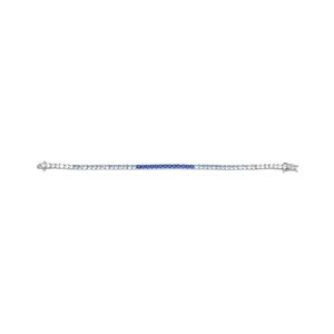 Gianni Argento Round Blue Ombre Bracelet alternate view