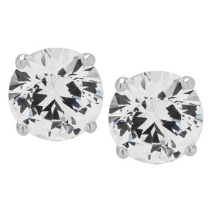 Gianni Argento Sterling Silver Lab Grown Sapphire Stud Earrings