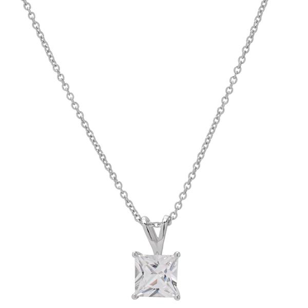 Gianni Argento Sterling Silver Lab Sapphire Pendant Necklace
